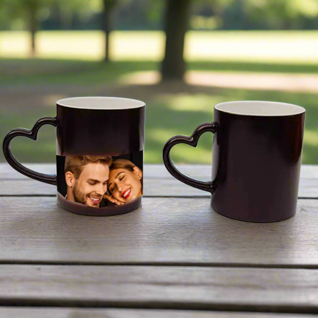 Heart Handle Magic Mug