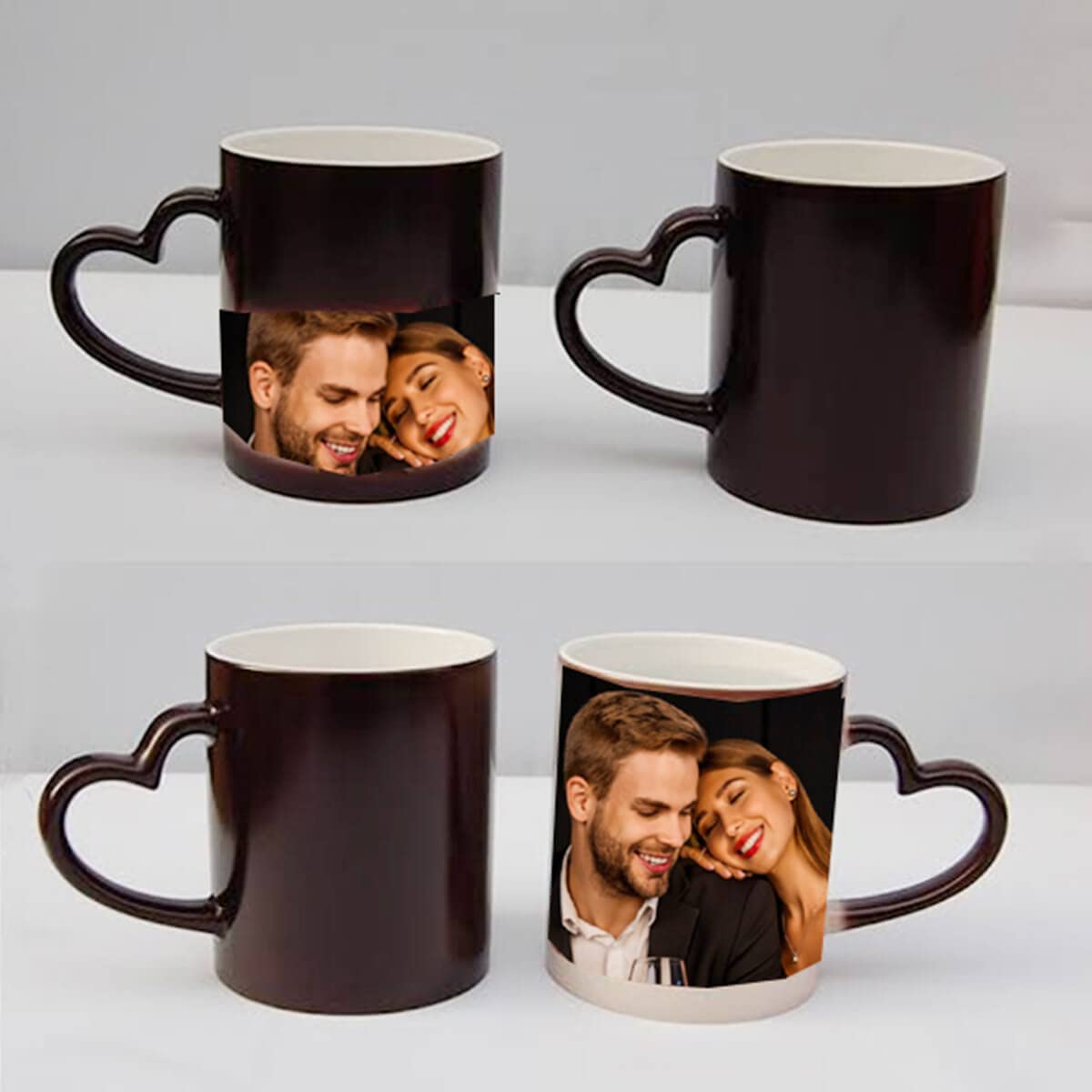 Heart Handle Magic Mug