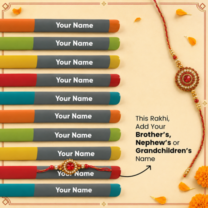 PERSONALIZED PENCILS RAKHI EDITION