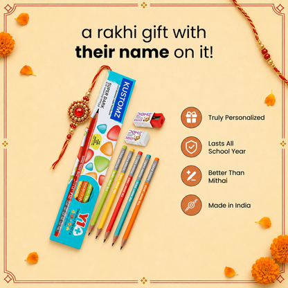 PERSONALIZED PENCILS RAKHI EDITION